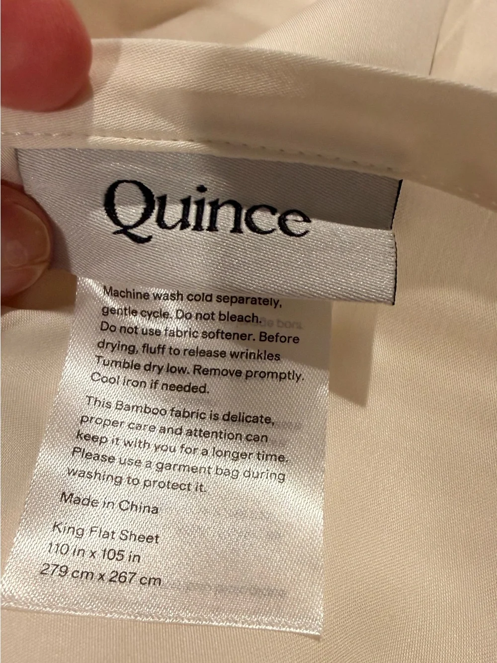 Quince King Bamboo Viscose Sheet Set